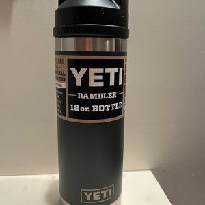 Brand New with Tags - Yeti 18oz with Chug Cap. Charcoal Color